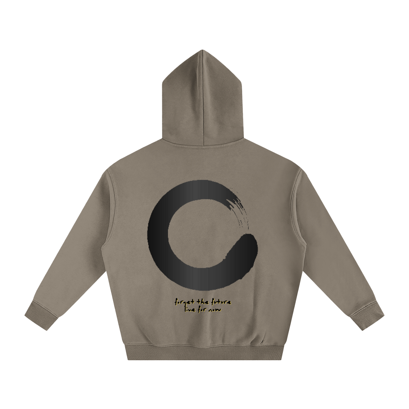 Our Black|Yellow w Black Circle Hoodie