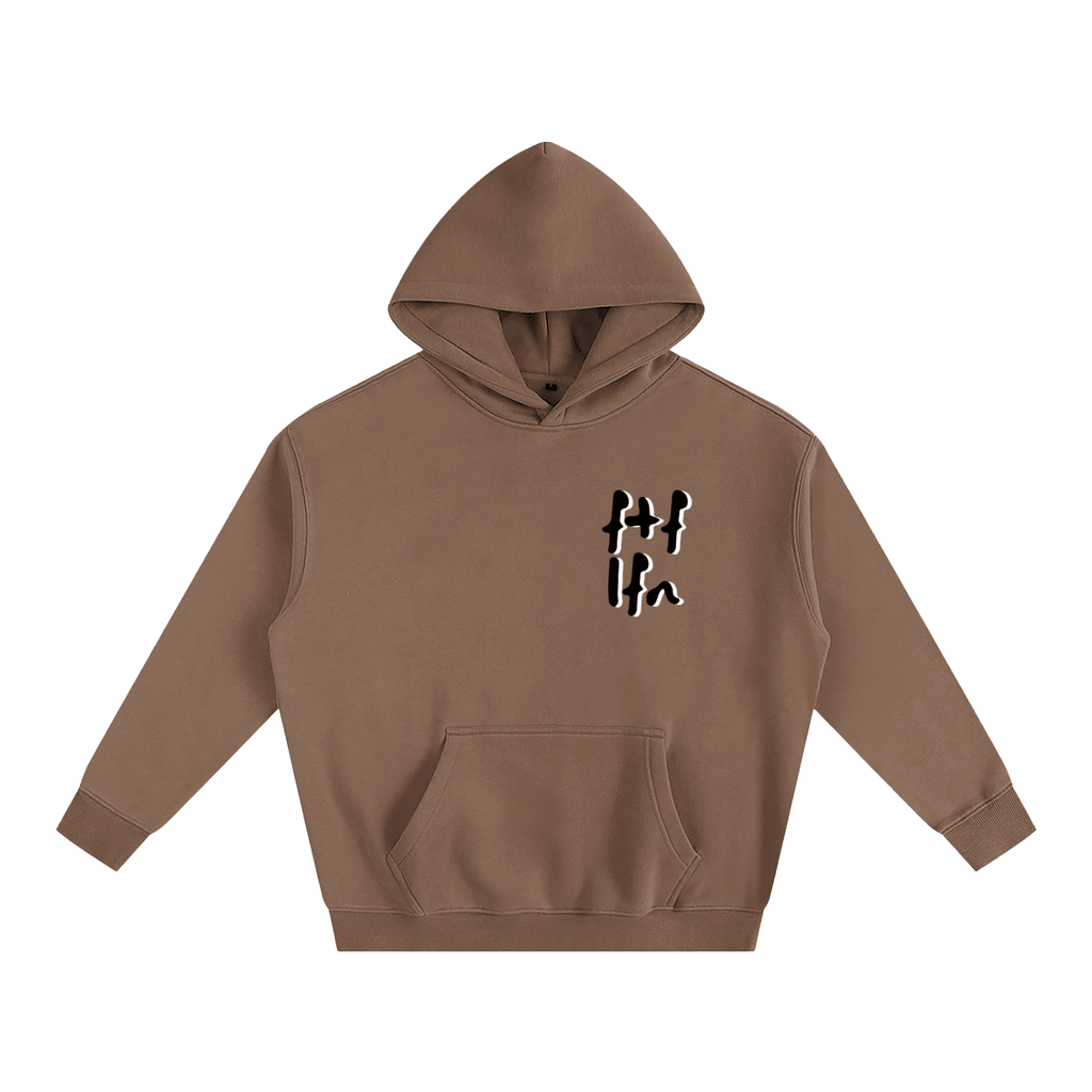 Our Black|White w Silver Hoodie - FTF LFN