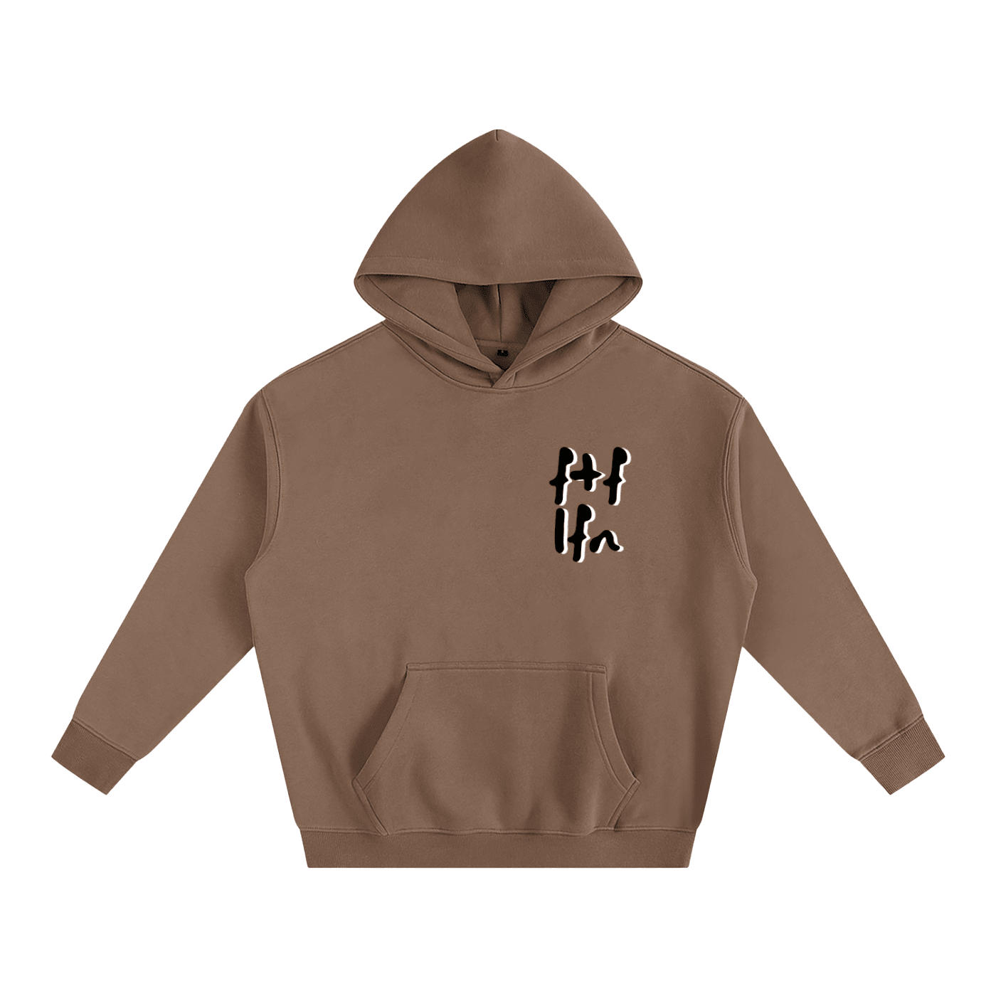 Our Black|White w Silver Hoodie - FTF LFN