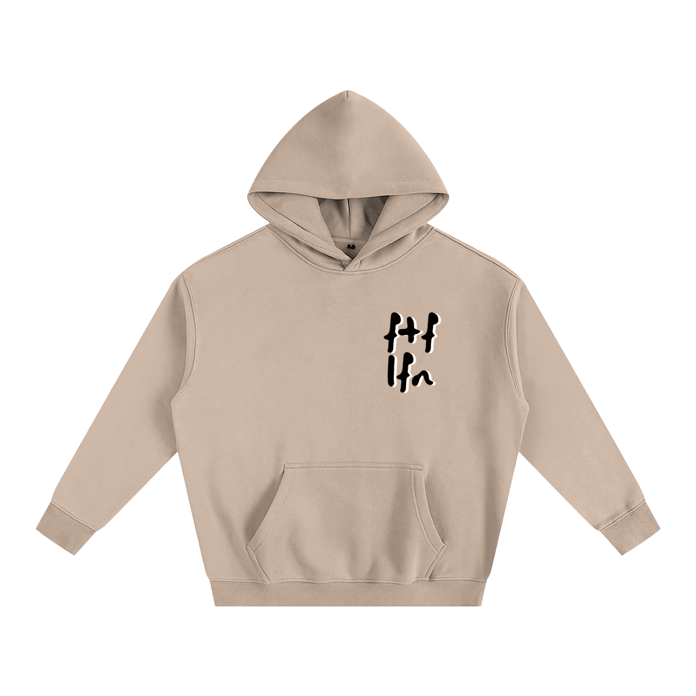 Our Black|White w Silver Hoodie - FTF LFN