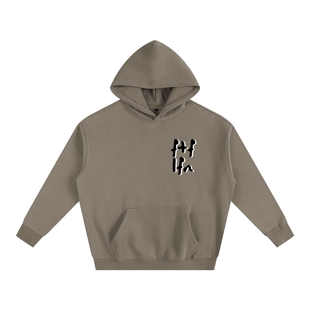 Our Black|White w Silver Hoodie - FTF LFN