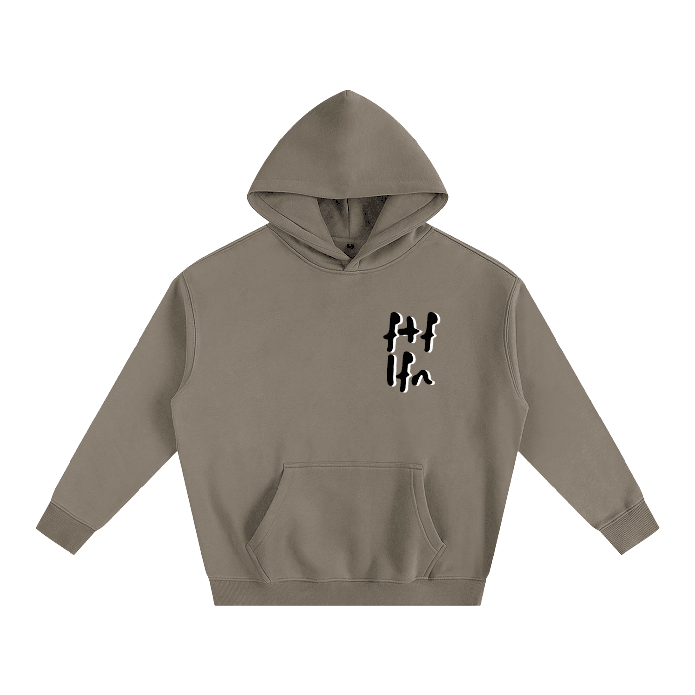 Our Black|White w Silver Hoodie - FTF LFN