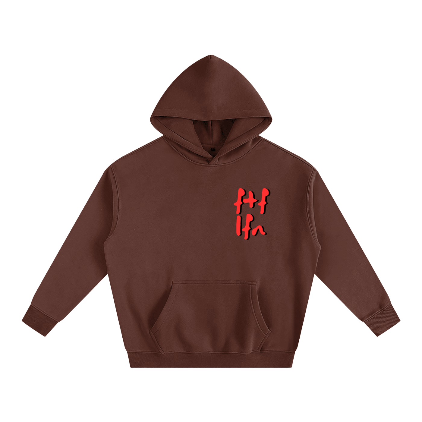 Our Red|Black w Silver Hoodie - FTF LFN