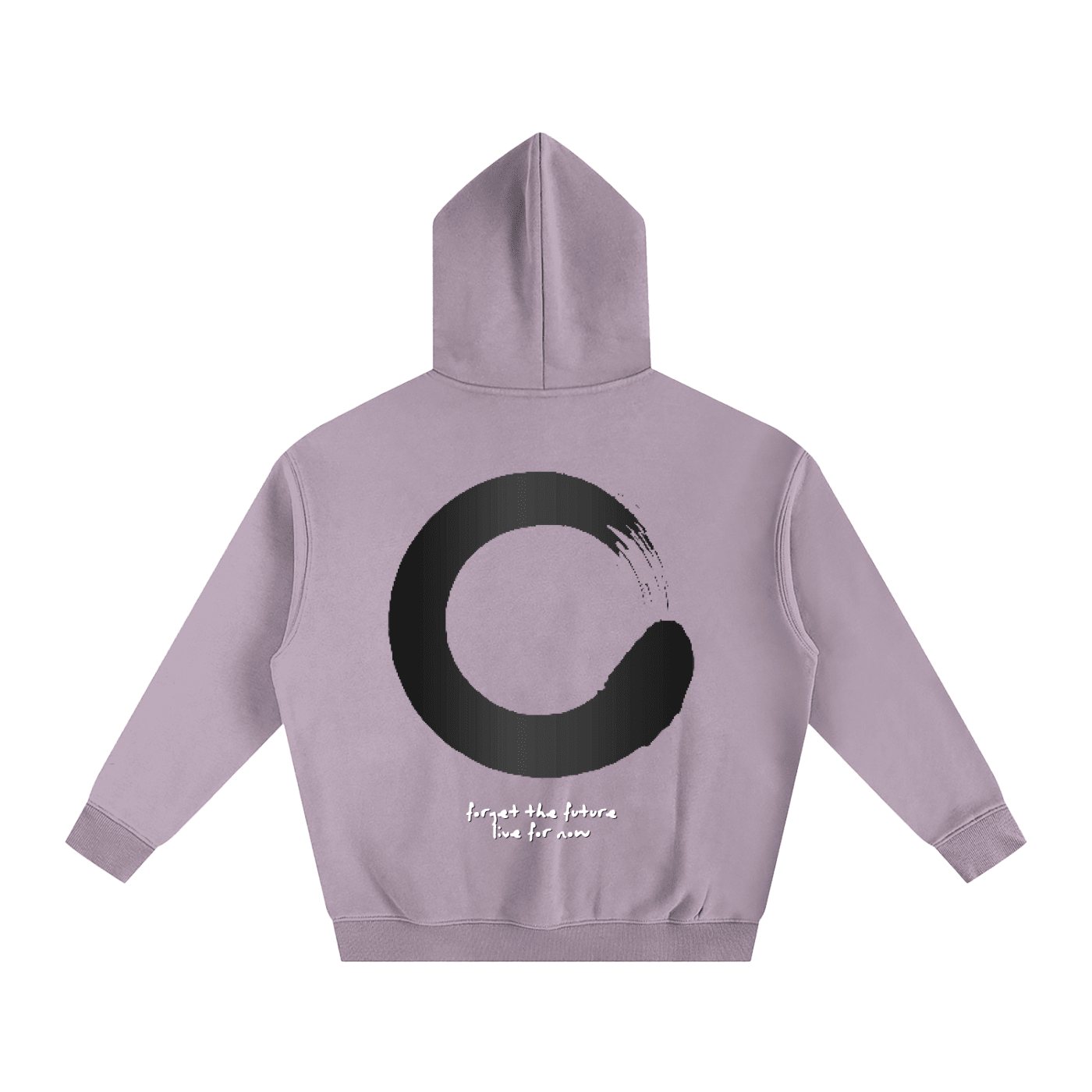 Our White|Black w Black Circle Hoodie