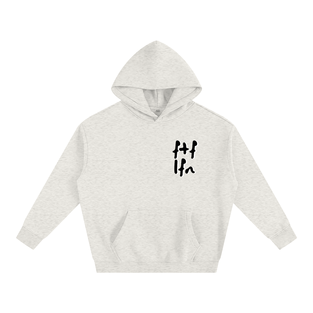 Our Black|White w Silver Hoodie - FTF LFN