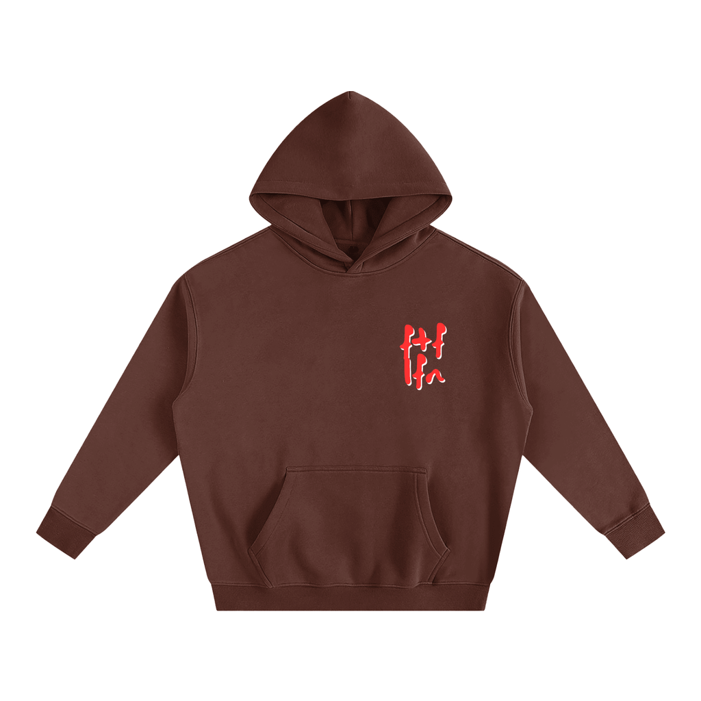 Our Red|White w Gold Hoodie - FTF LFN