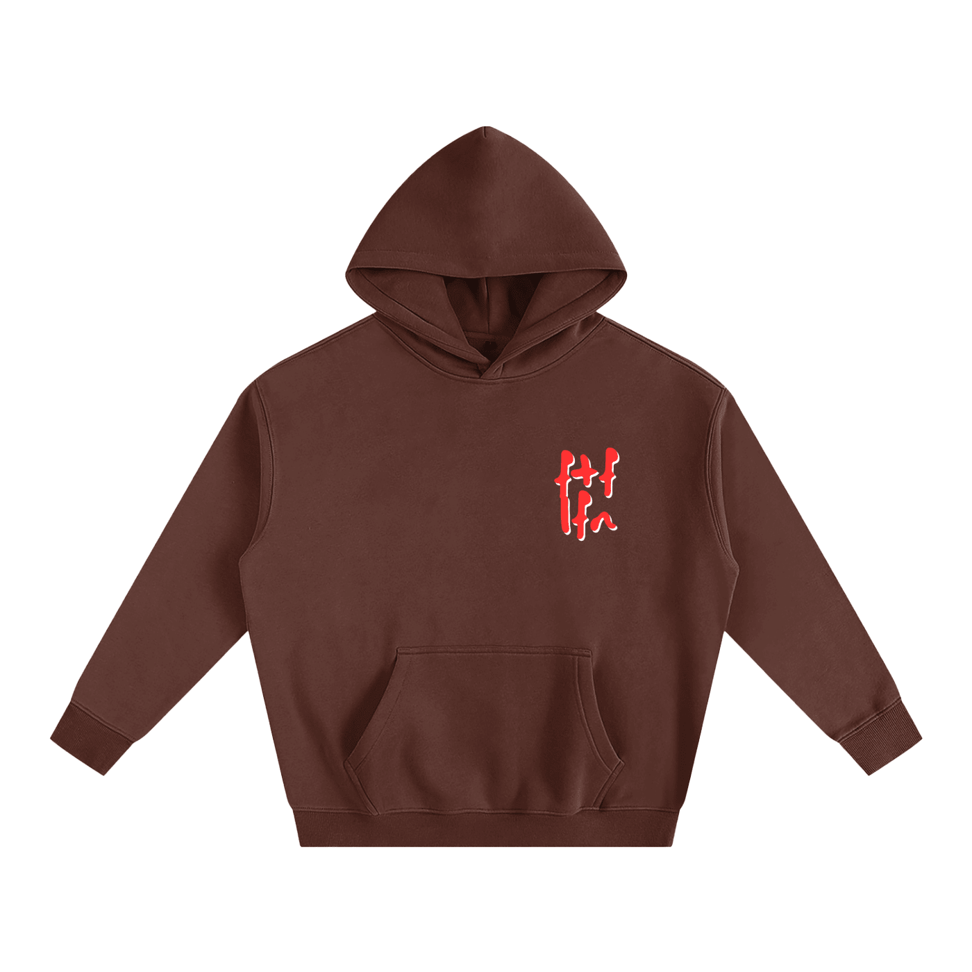 Our Red|White w Gold Hoodie - FTF LFN