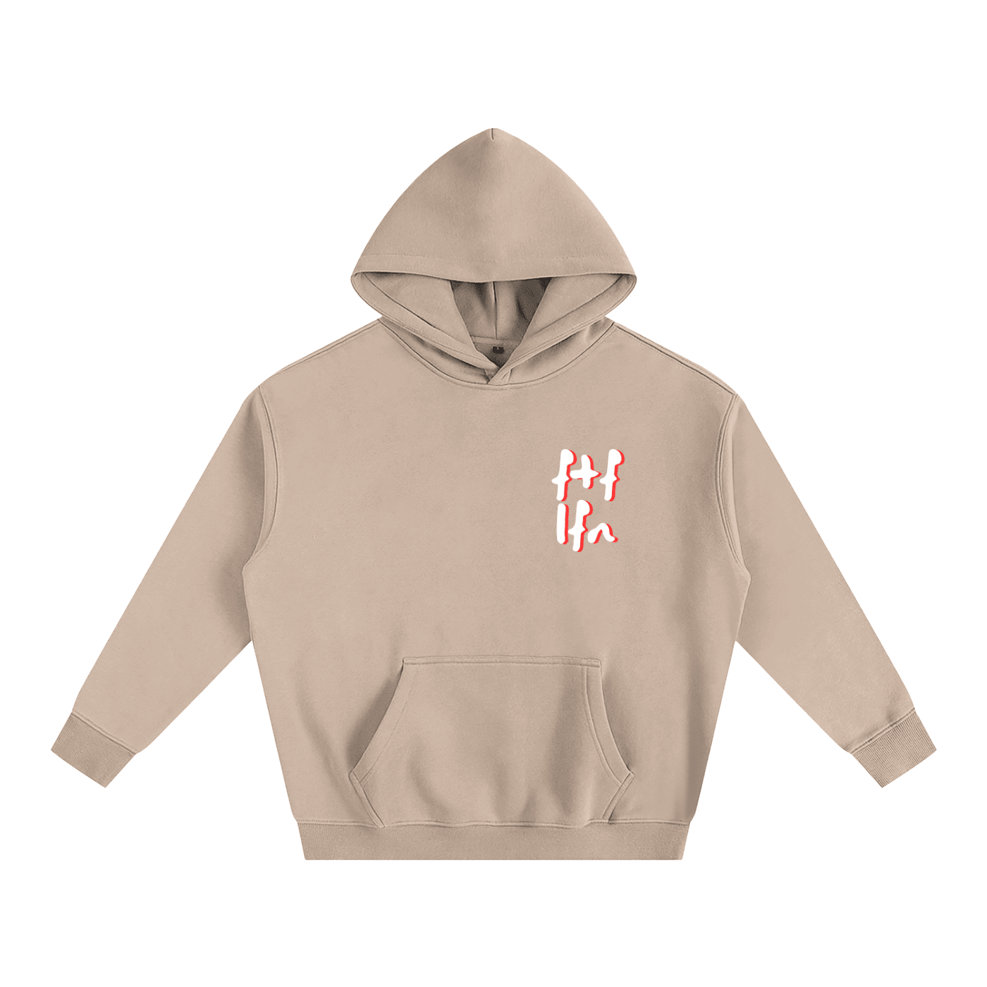 Our White|Red w Gold Hoodie - FTF LFN