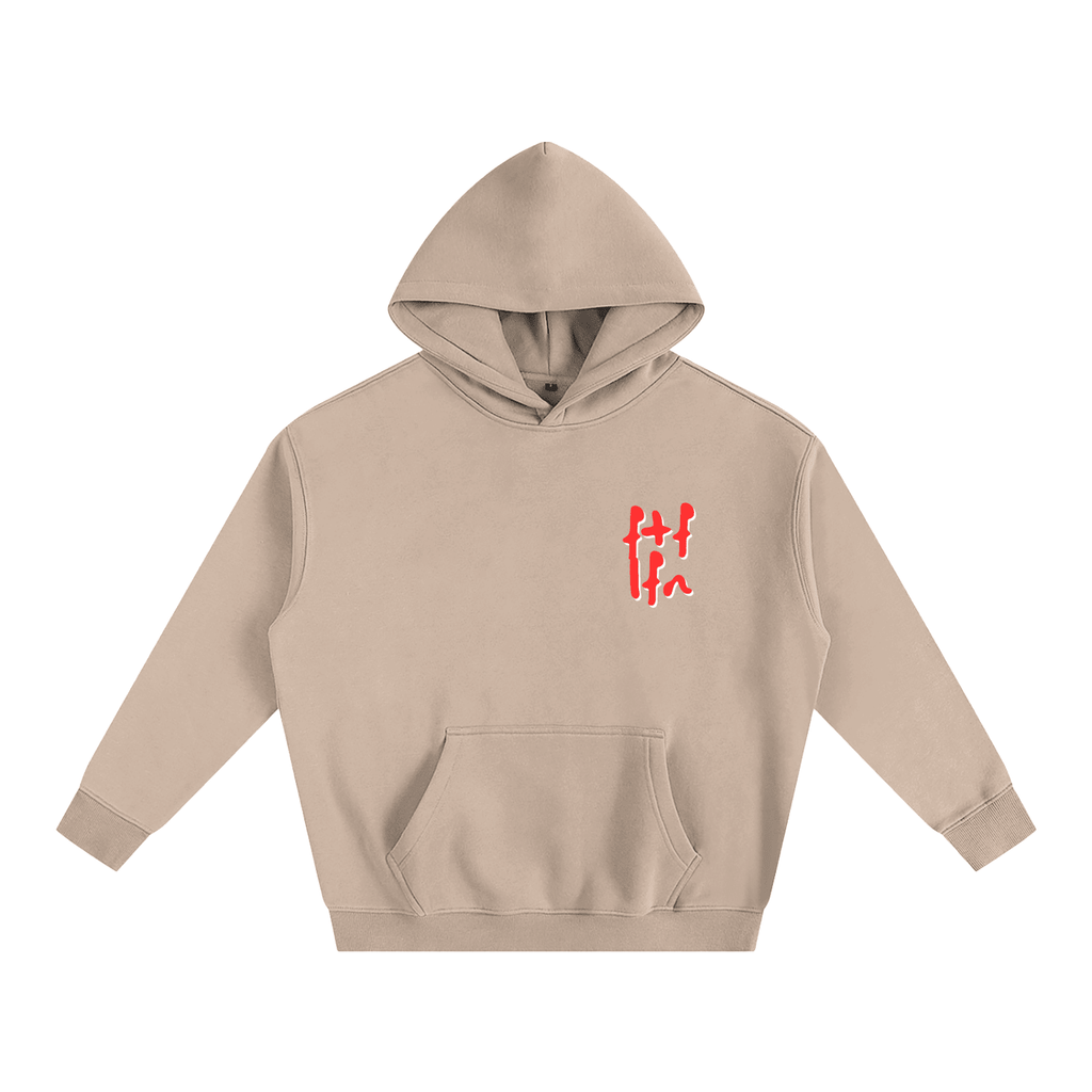 Our Red|White w Gold Hoodie - FTF LFN