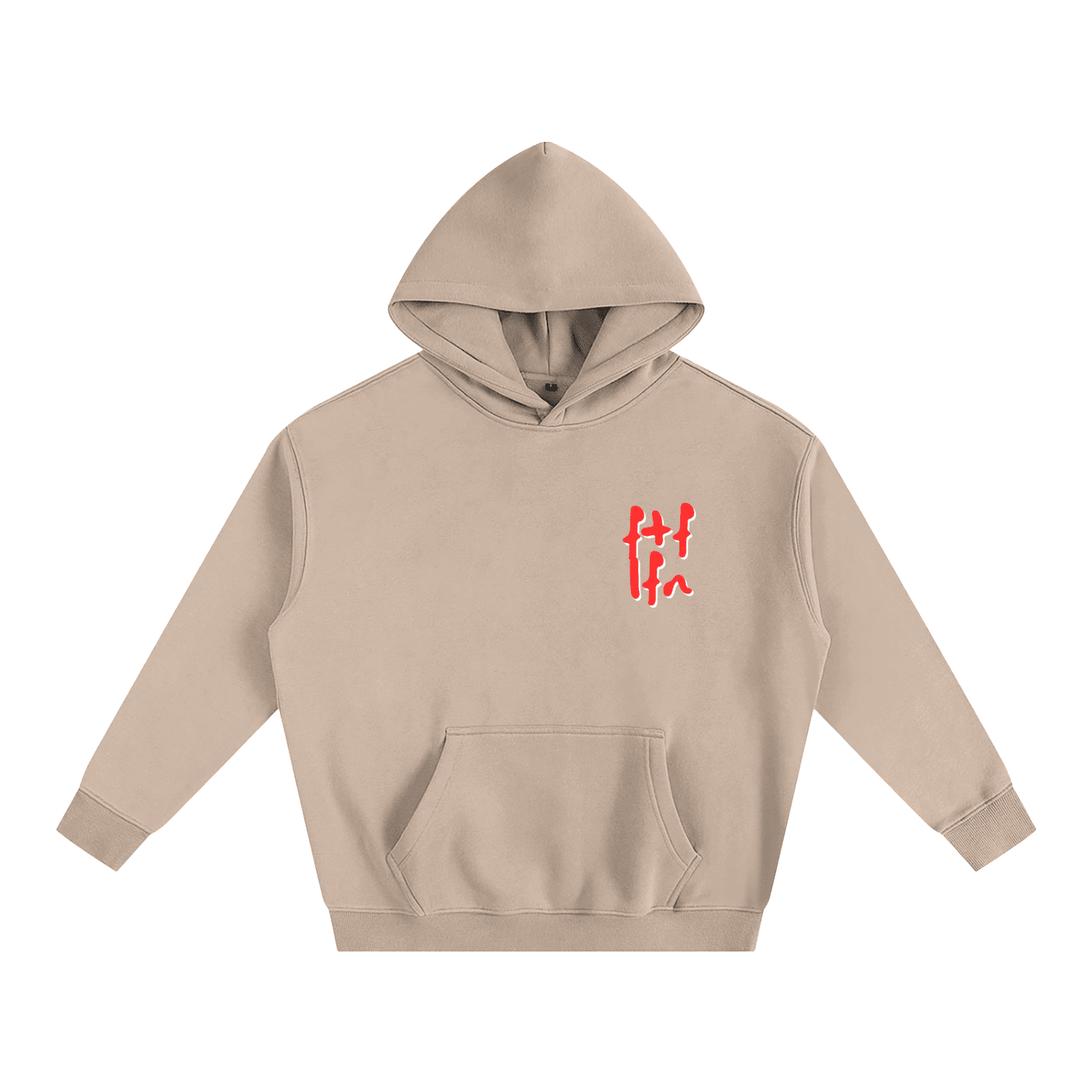 Our Red|White w Gold Hoodie - FTF LFN