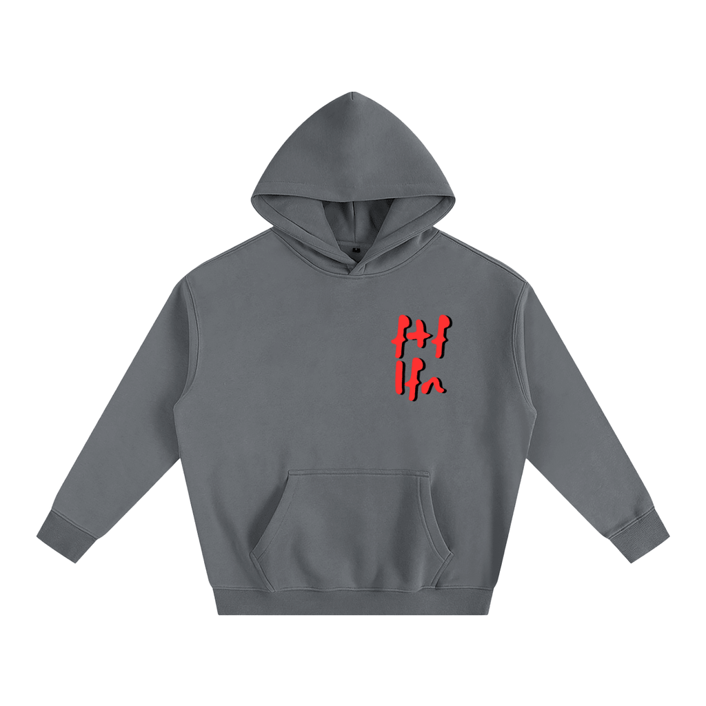 Our Red|Black w Silver Hoodie - FTF LFN