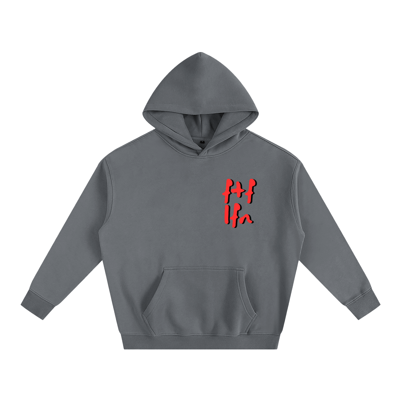 Our Red|Black w Silver Hoodie - FTF LFN
