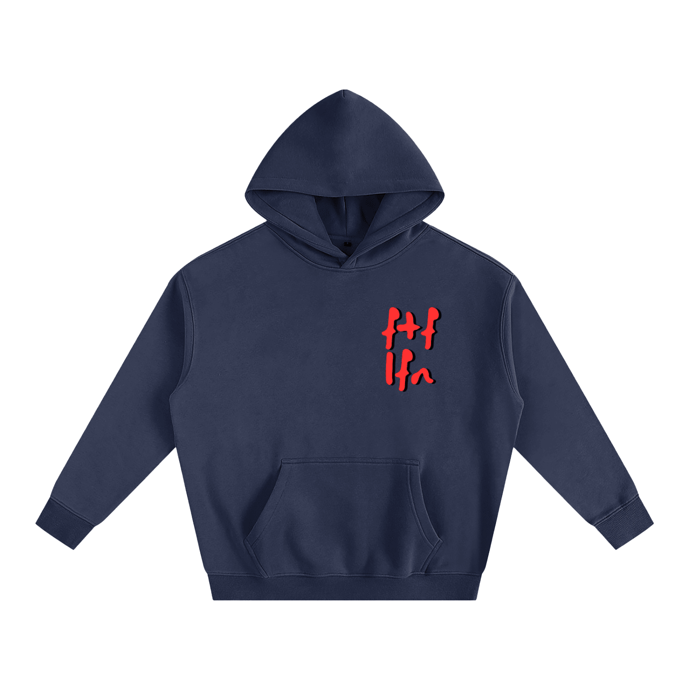 Our Red|Black w Silver Hoodie - FTF LFN