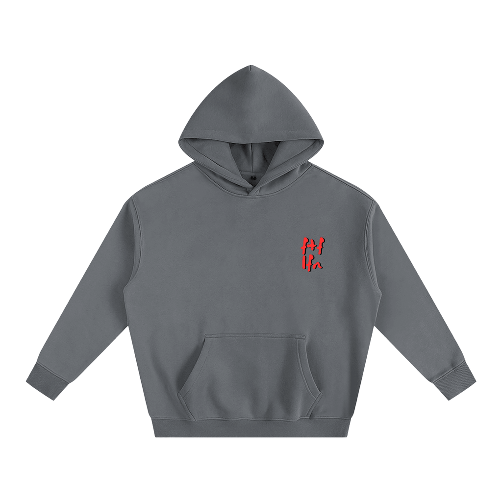 Our Red|Black w Silver Circle Hoodie