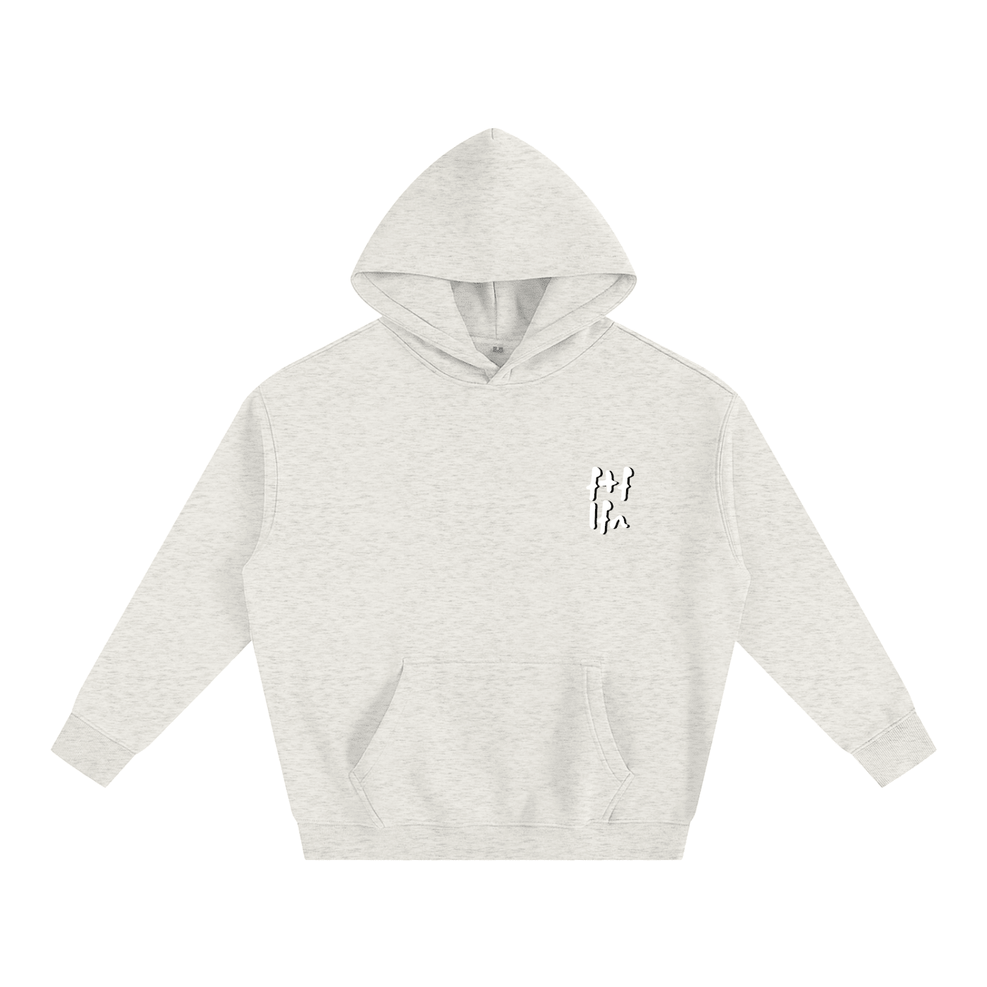 Our White|Black w Black Circle Hoodie