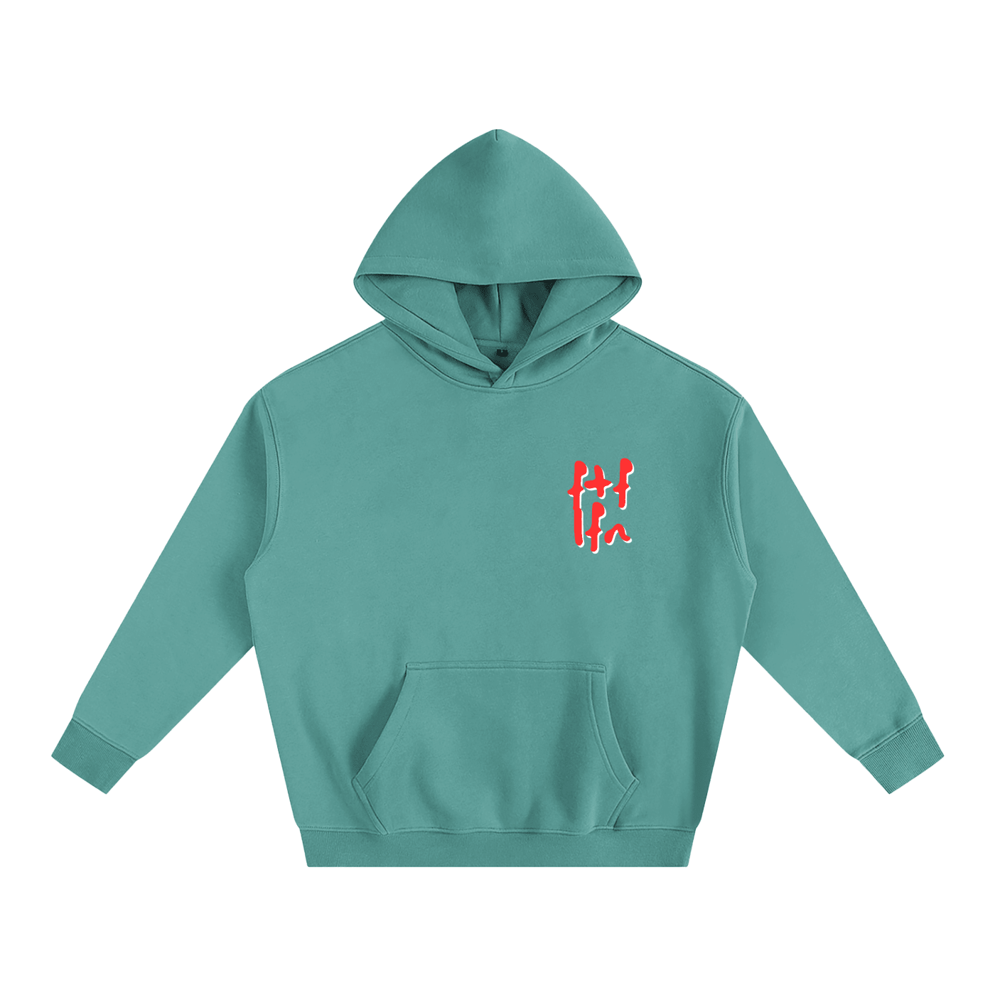 Our Red|White w Gold Hoodie - FTF LFN