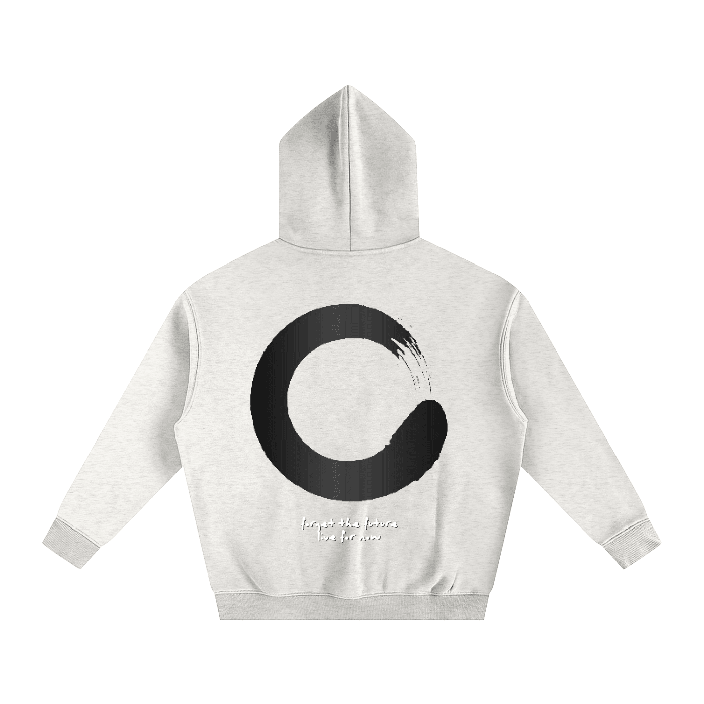 Our White|Black w Black Circle Hoodie