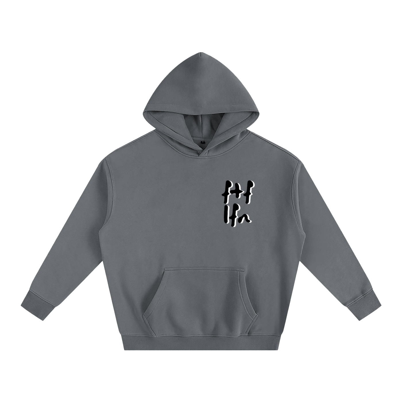 Our Black|White w Silver Hoodie - FTF LFN
