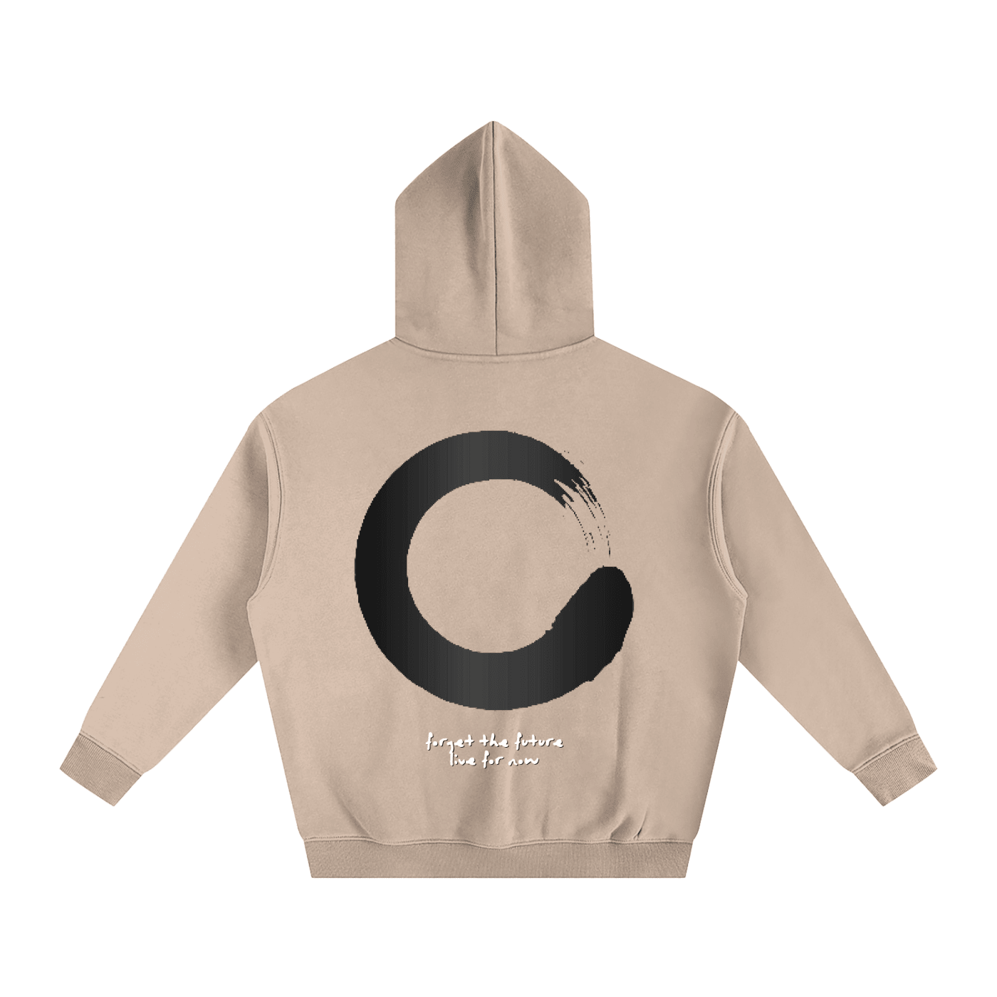 Our White|Black w Black Circle Hoodie