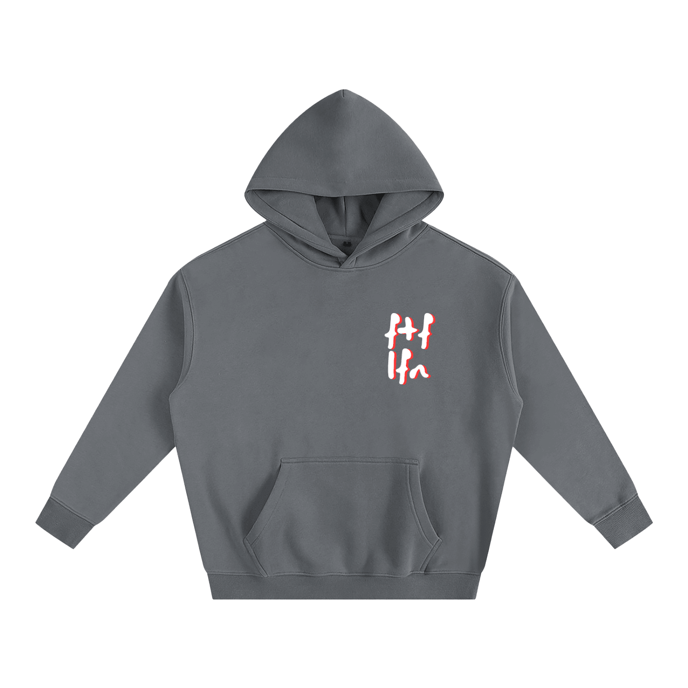 Our White|Red w Gold Hoodie - FTF LFN