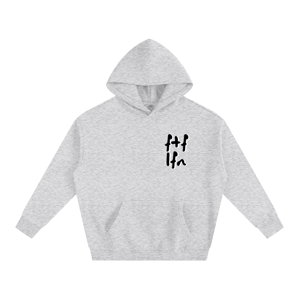 Our Black|White w Silver Hoodie - FTF LFN