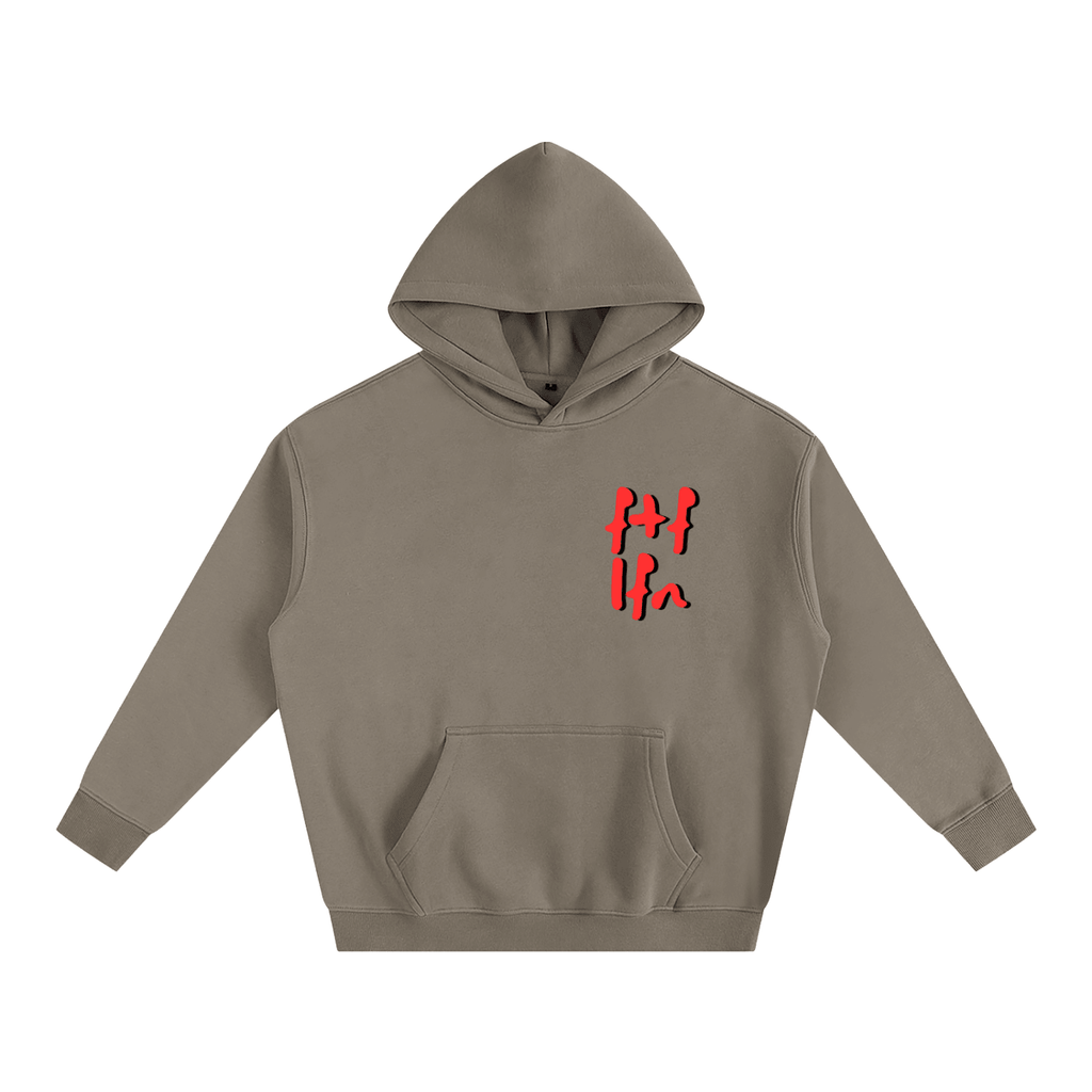 Our Red|Black w Silver Hoodie - FTF LFN